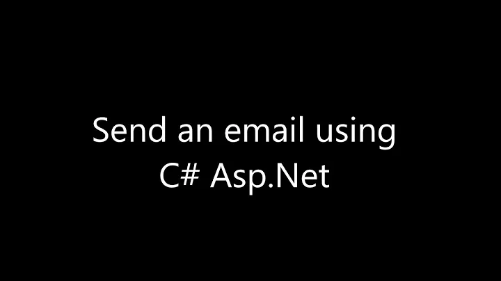 Send email in asp.net C# with Gmail server