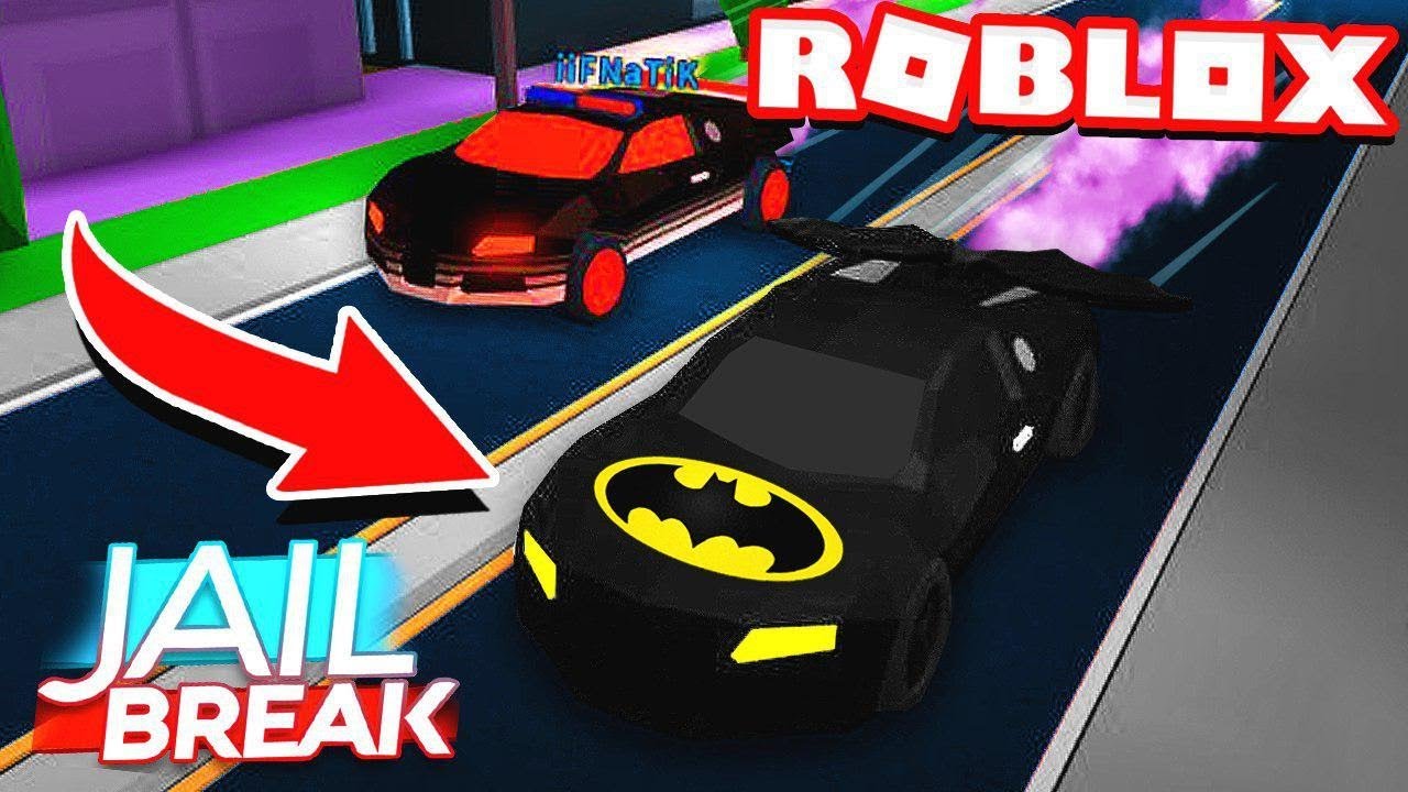 Batmobile Vs Bugatti Race In Jailbreak Roblox Youtube