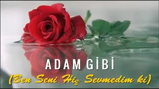 Adam Gibi (Ben Seni Hiç Sevmedim Ki) İbrahim Sadri Şiiri Resimi