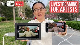 How to Setup Mobile YouTube Livestream 🔴 for Artists