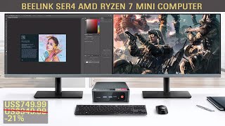 Beelink Ser4 Amd Ryzen 7 4800U Octa Core Mini Computer