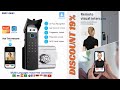 Outdoor waterproof Tuya Smart Life APP Control Fingerprint Password RFID Card Real-Time Intercom 3D