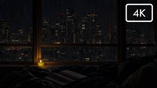[NO ADS] Heavy Rain Night in a Luxury NYC 🌃 Cozy Ambience with Soft Light for Deep Sleep & Relaxing screenshot 1