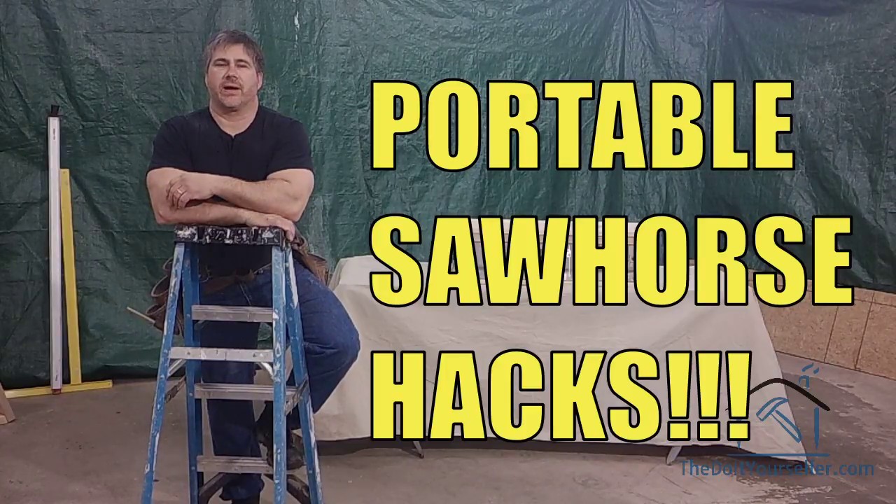 You won't believe these SAWHORSE HACKS! YouTube