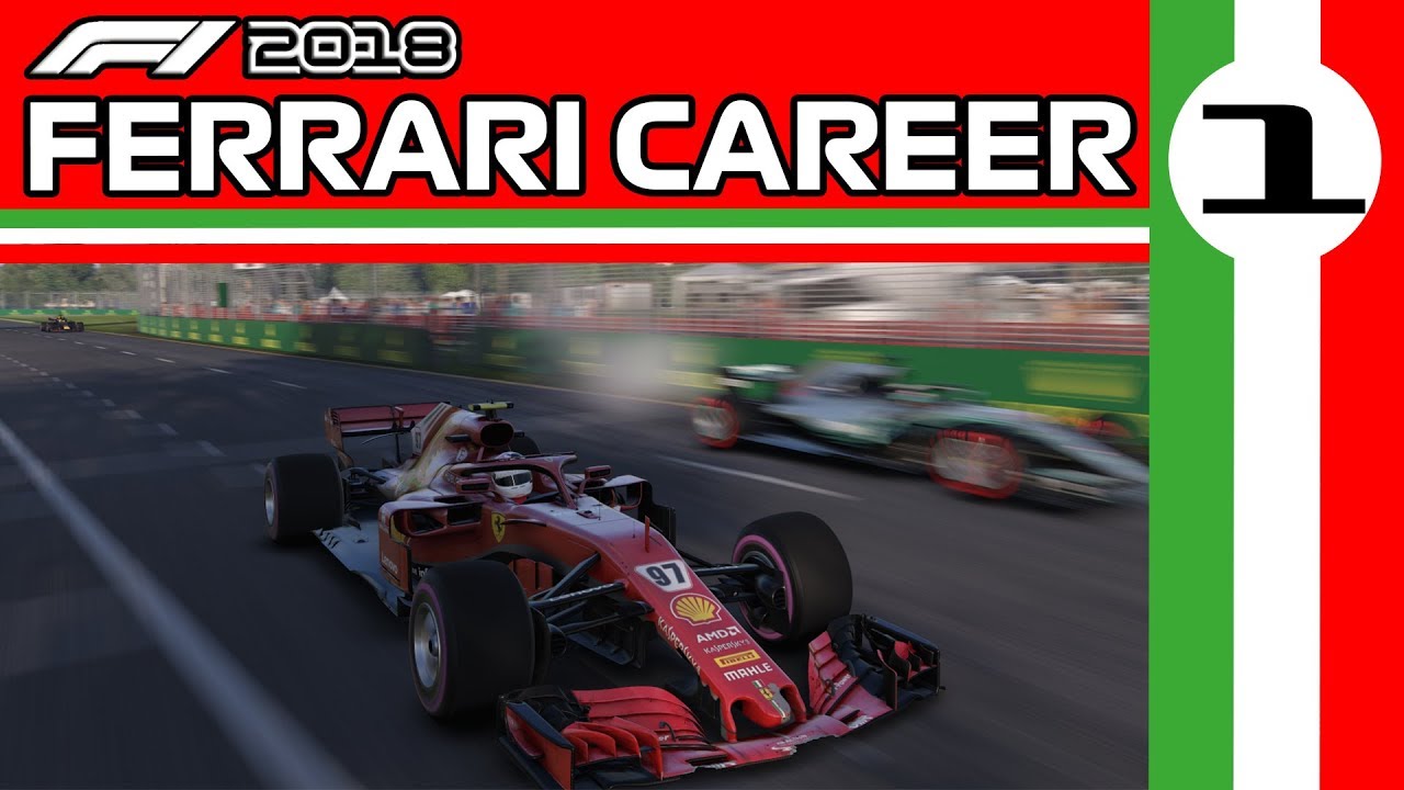 F1 2018 Career Mode Part 1 - TAKING FERRARI TO GLORY!