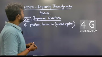 Engineering Thermodynamics Important Questions ME3391 Anna University Sem 3 Feb 2024 Exam