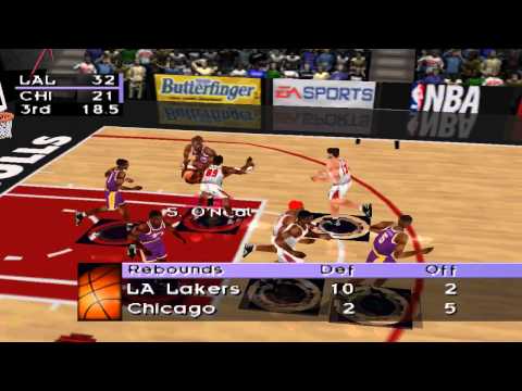 NBA Live 98 - Lakers vs Bulls NBA Finals