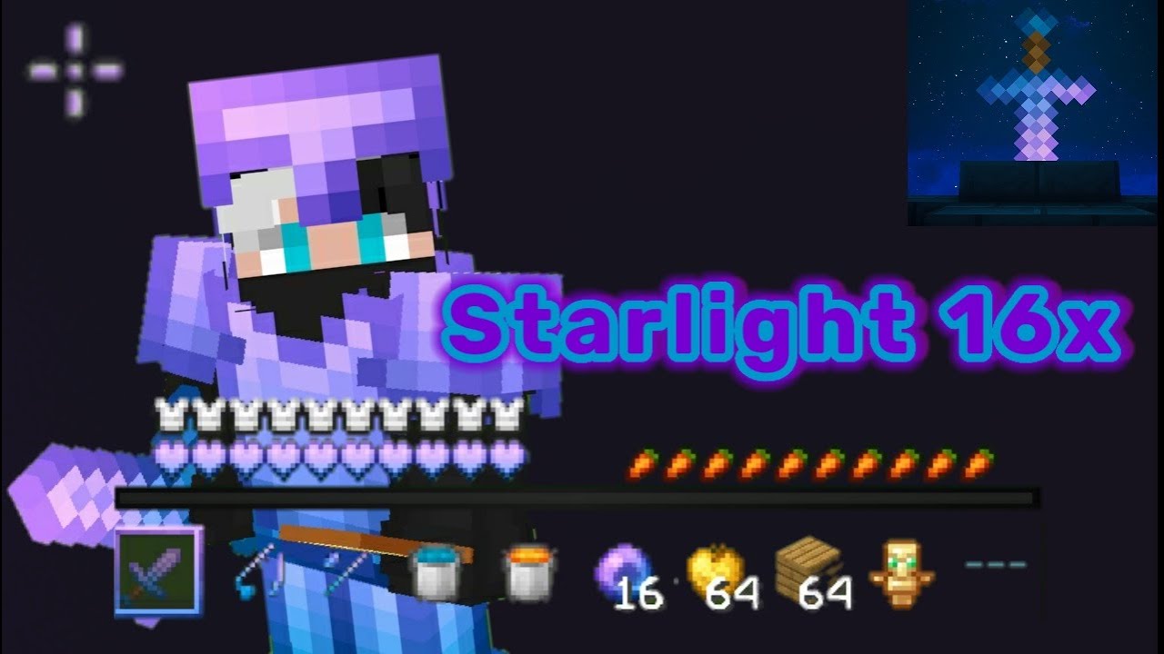 💜 Starlight 16x | Texture pack | BOOST FPS | MINECRAFT BEDROCK | 1.19 ...