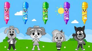 Sheriff Labrador and Friends Color Learning Shape Matching & Dress Up Play screenshot 3