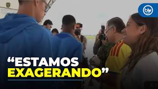 James y Antonella Petro, la polémica en la despedida de la Selección Colombia