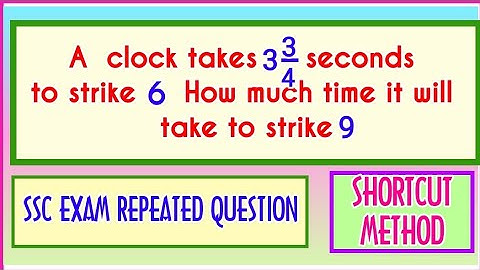 Clock  reasoning problems | Clock striking tricks | BANK PO | SSC CGL | PSC | UPSC | USS | CDS |IBPS