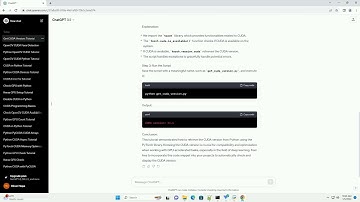 get cuda version from python