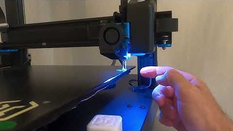 Artillery Sidewinder X1 Test Cube with Black Filament