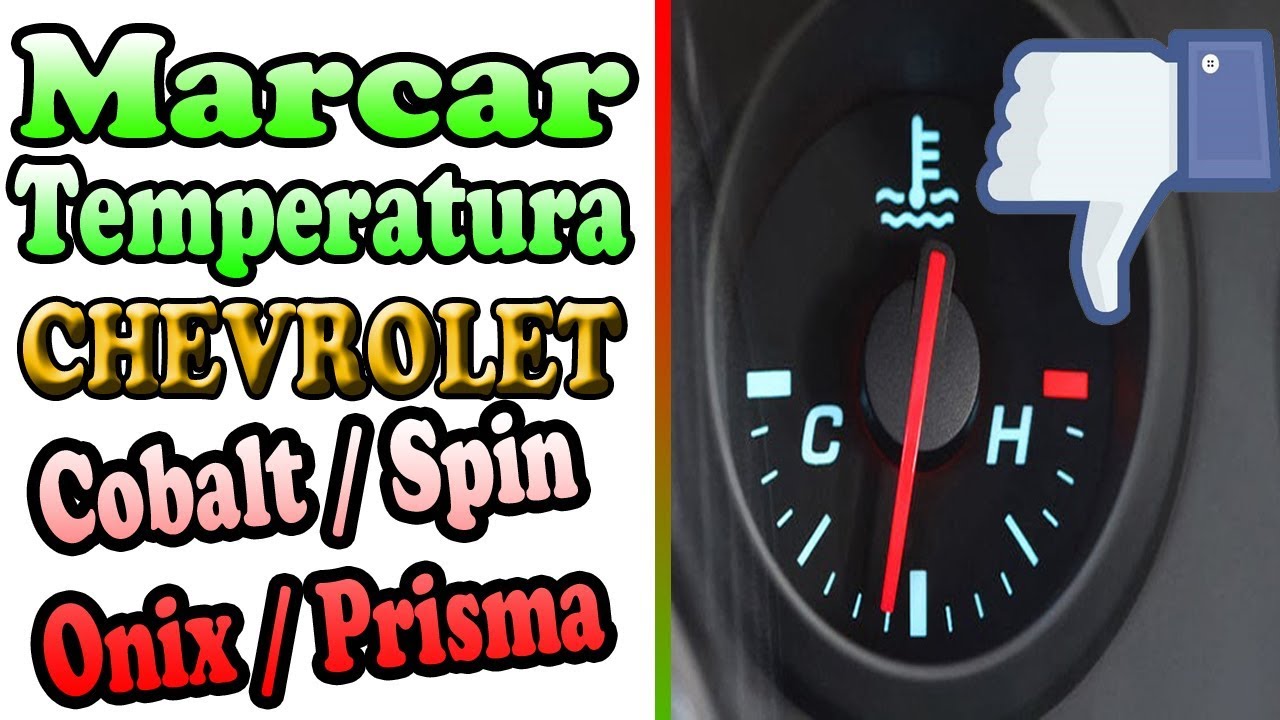 Como Marcar Temperatura GM Chevrolet Spin / Cobalt / Onix / Prisma YouTube Como Marcar Temperatura GM Chevrolet Spin / Cobalt / Onix / Prisma YouTube