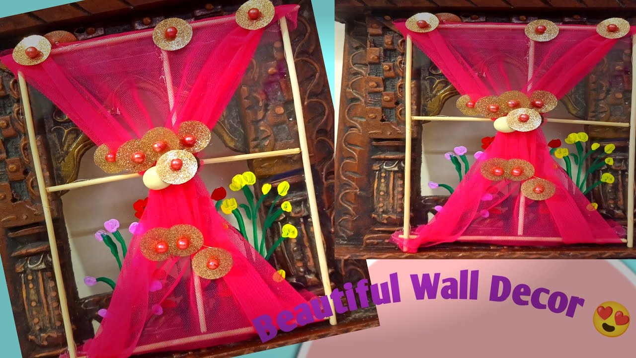 Beautiful Wall DecorHome DecorMiniature Window 🪟DIY YouTube