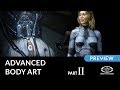 Learn Advanced Body Painting Part 2 - How to Paint Armor & Illustration Techniques - TRAILER