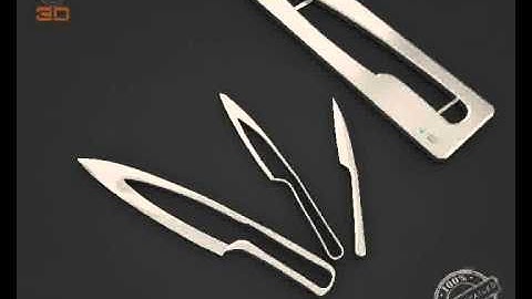 3D Model of Kitchen Knife Review