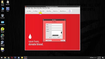 Blood Bank Management System Desktop Software