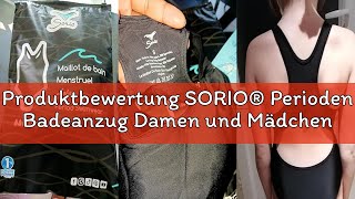 Produktbewertung Sorio Perioden Badeanzug Damen Und Mädchen - Perioden Bademode Zum Schwimmen Schwa