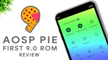 AOSP 9.0 pie Rom For Yunique [jalebi] Quick Review