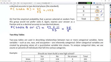 Algebra 2: Module 4 Probability Lessons 1 and 2