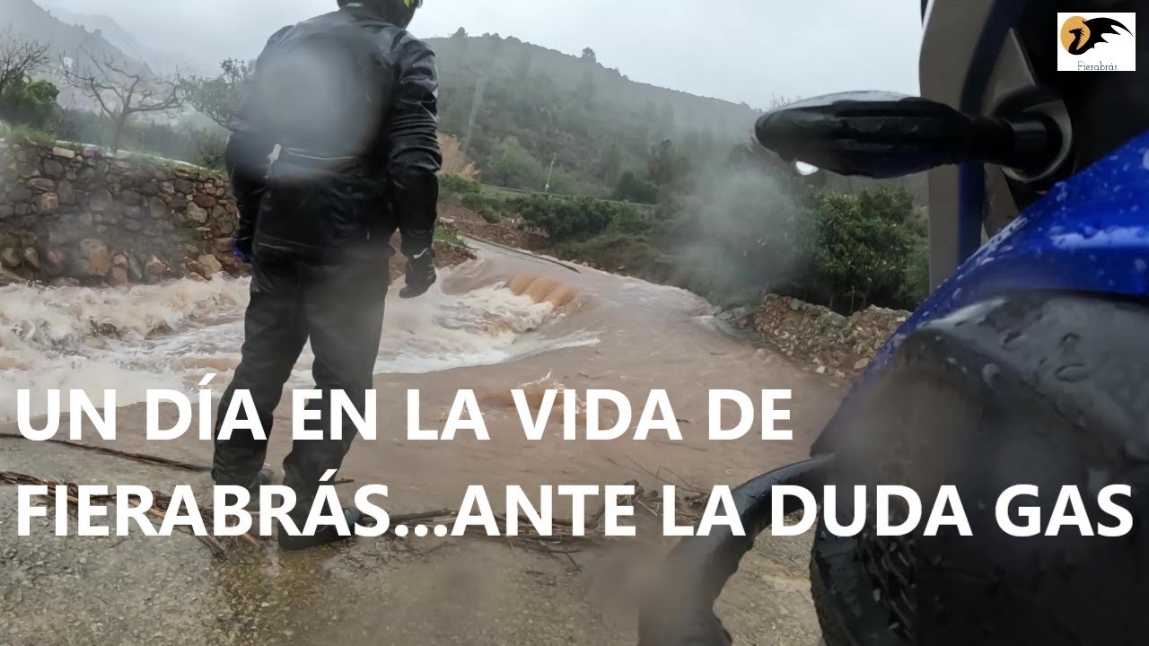 PELIGRO, INUNDACIONES. NO salir de casa....en coche. De ruta en moto.