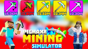 pickaxe mining simulator (new year update 1) Roblox gameplay new gaming👍