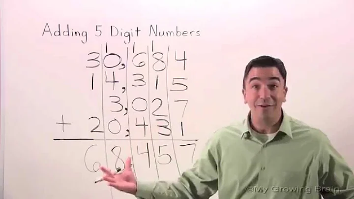 Adding 5 Digits Example 2 / My Growing Brain