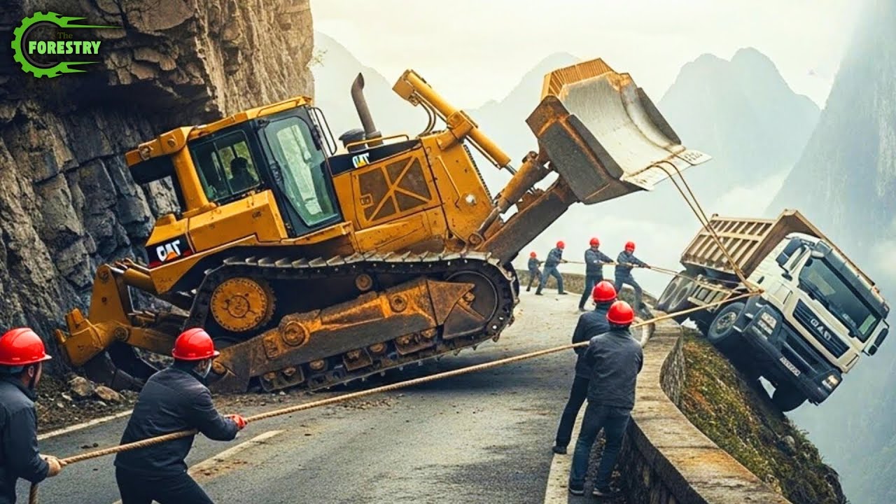 Jaw-Dropping Bulldozer Operator Skills So Crazy You’d Think They’re Fake! #26