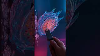 ✨ Cutting a Futuristic Glass Fruit | AI Satisfying ASMR | Crystal Crunch Sounds