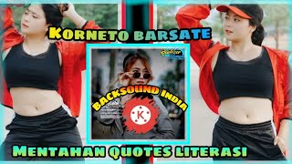 Mentahan/Polosan Literasi Mengikuti Beat music dj india Korneto barsate Viral tanpa (Watermark)