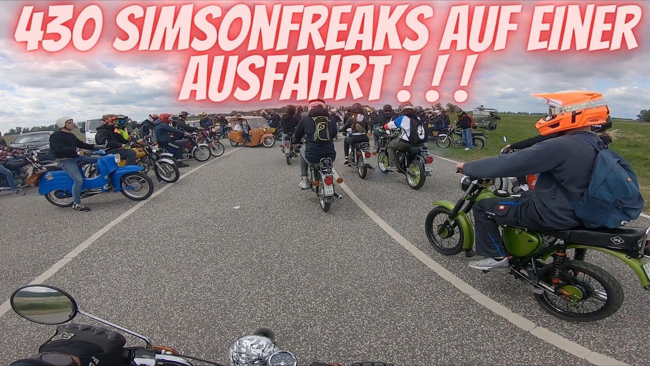Simson Ausfahrt am Vatertag 26.05.2022 in Bad Freienwalde | German East Driver