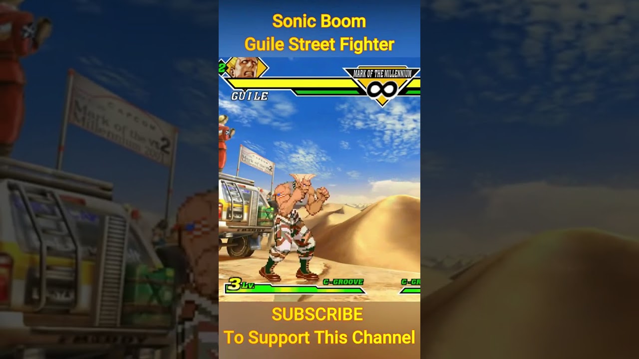 Sonic Boom Guile Street Fighter 