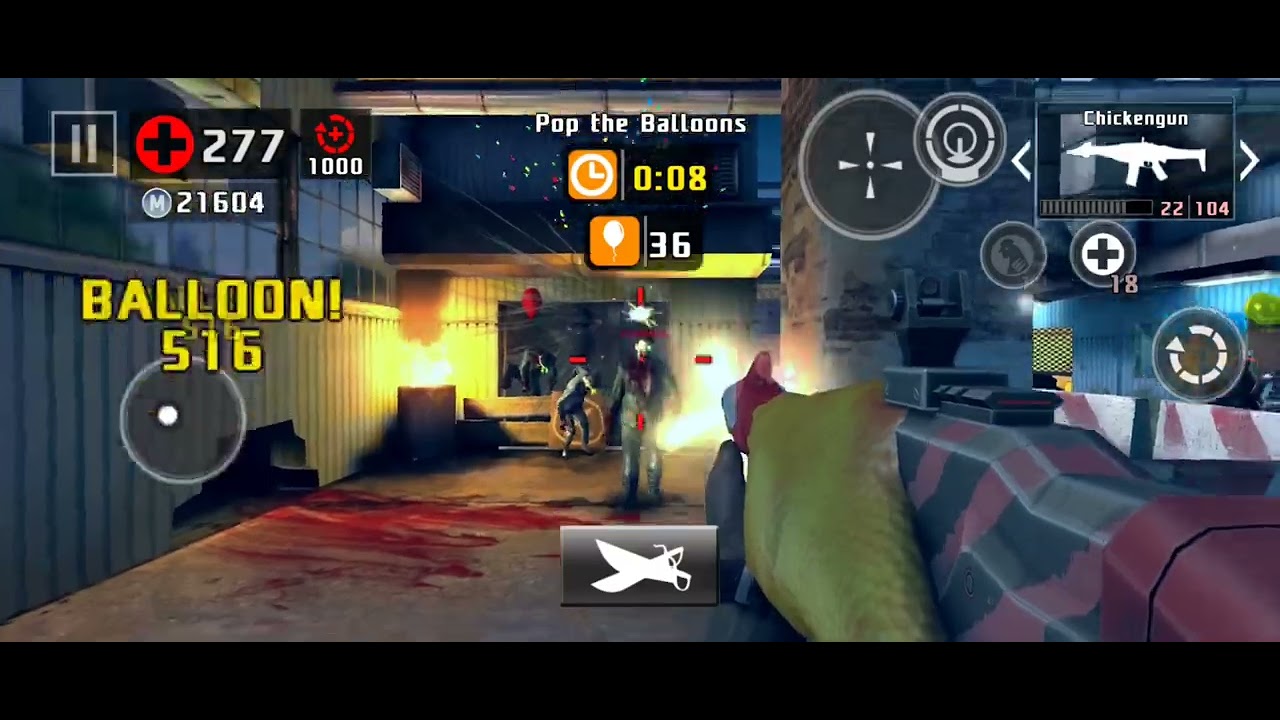 DEAD TRIGGER 2 CHICKEN GUN CHICKEN/BALLOON/BUNNY HUNT 