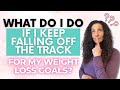 EP #What 48 do I do if I keep falling off the track for my weight loss goals