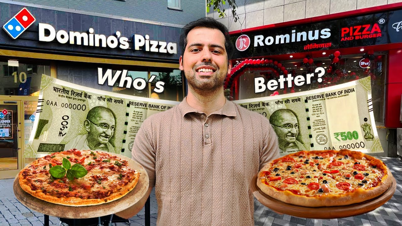 Rs.500 at Domino’s vs Rs.500 at Copy of Domino’s || Original vs Duplicate 🍕