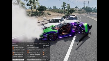 Trying to get to my destination with random mechanical failure mod on. In BeamNG.drive mods.