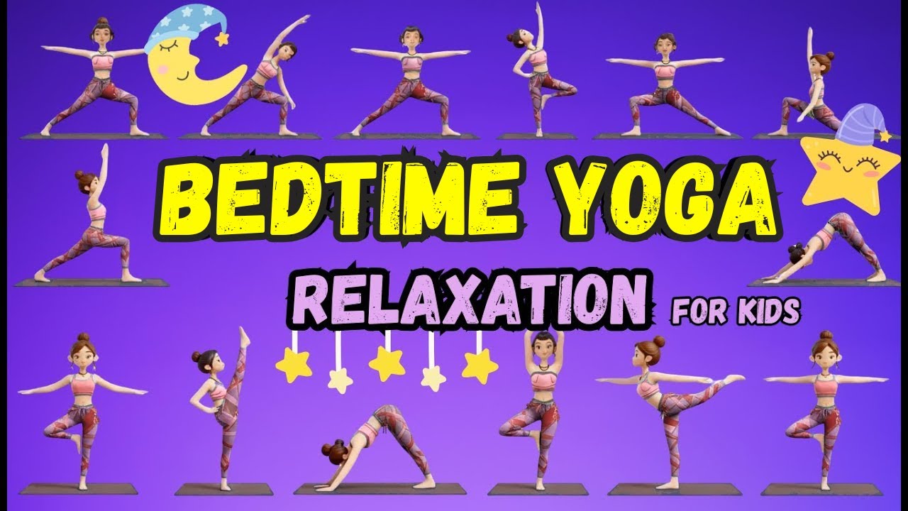 8 Minute Bedtime Yoga for Kids | Calming Evening Routine for Better Sleep