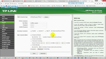 how to configure pppoe account on tplink router