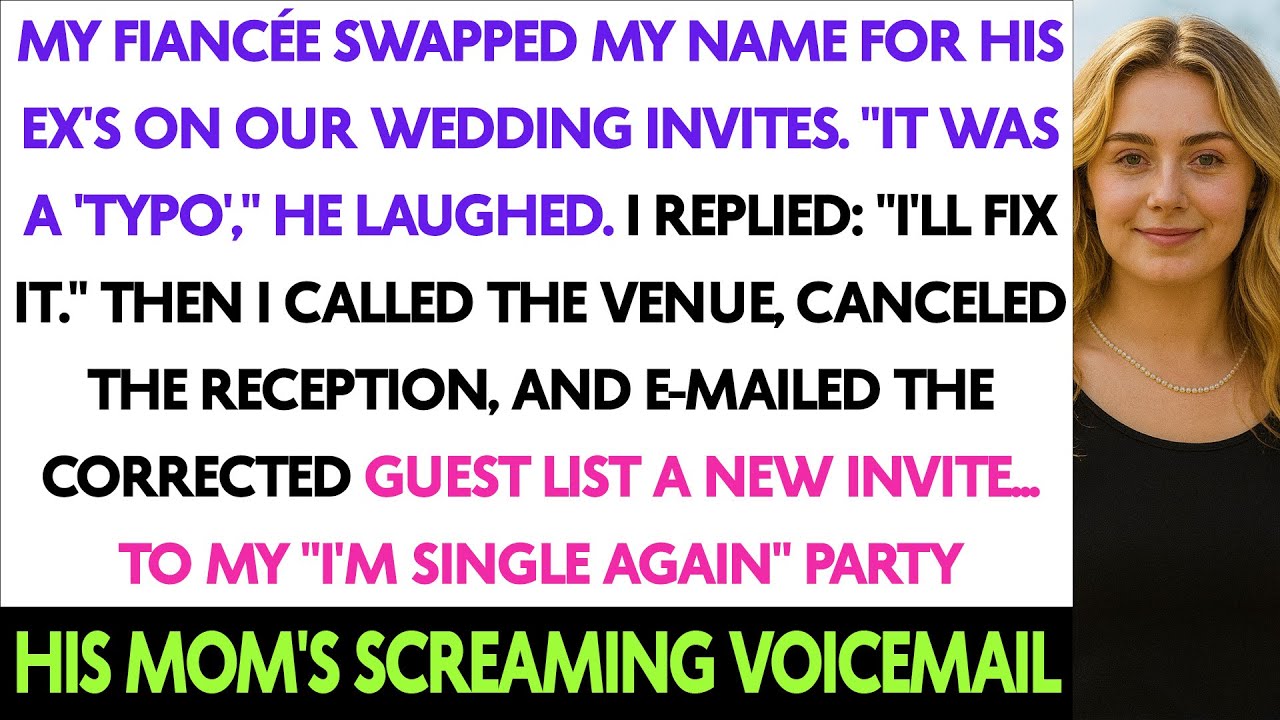 My Fiancée Swapped My Name For His Ex's On Our Wedding Invites. 