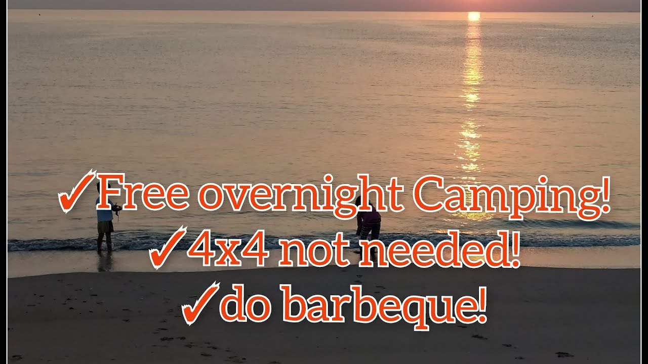 Free Beachside Overnight Camping in Fujairah UAE, No 4x4 needed!