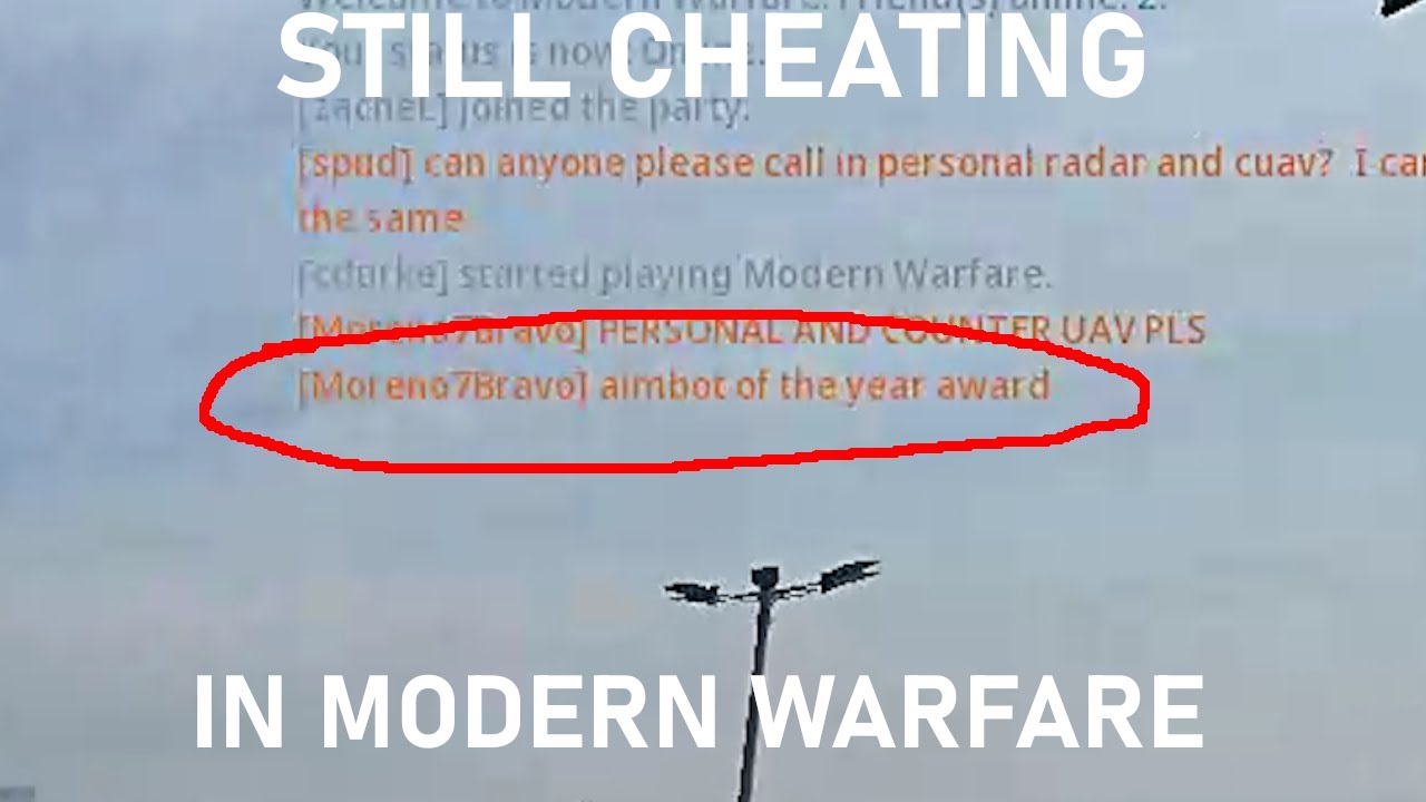 still cheating in Modern Warfare