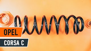 Assista ao nosso guia em vídeo sobre solução de problemas Molas helicoidais OPEL