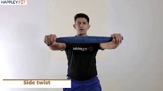 Workout With Props 5 Exercises Using A Hand Towel Happleyfit