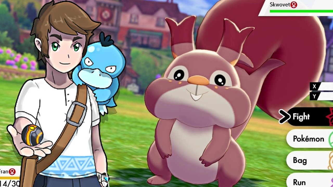 Live Shiny Skwovet After ONLY 151 Random Encounters - Pokemon Sword & Shield