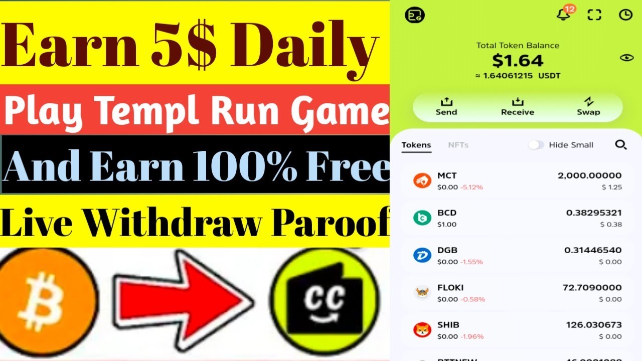 Daily Earn Daily Earn 5$ || Play Game And Earn Money 🤑 Live pyment paroof in video ...