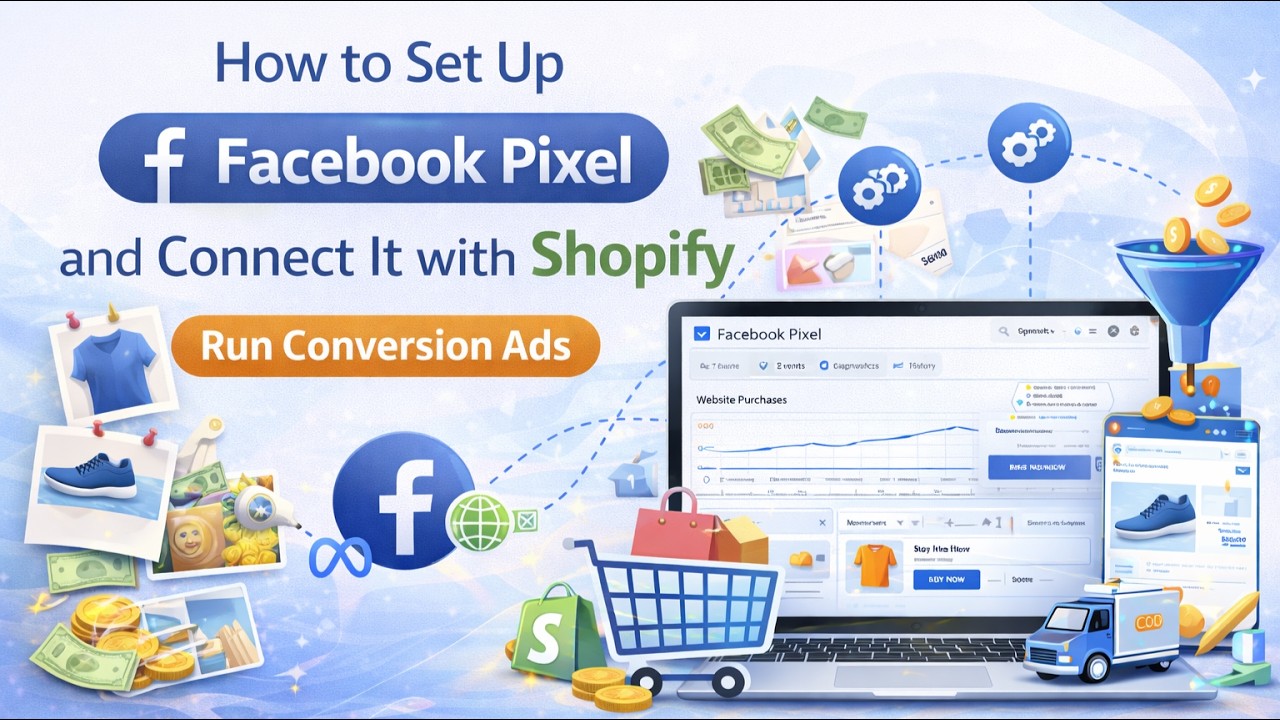 17) How to Set Up Facebook Pixel and Connect It with Shopify Run ...