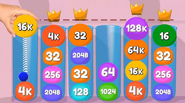 Jelly 2048 vs jelly drops 2048 - Merge Puzzle Game videos Gameplay Walkthrough Android, iOS Levels