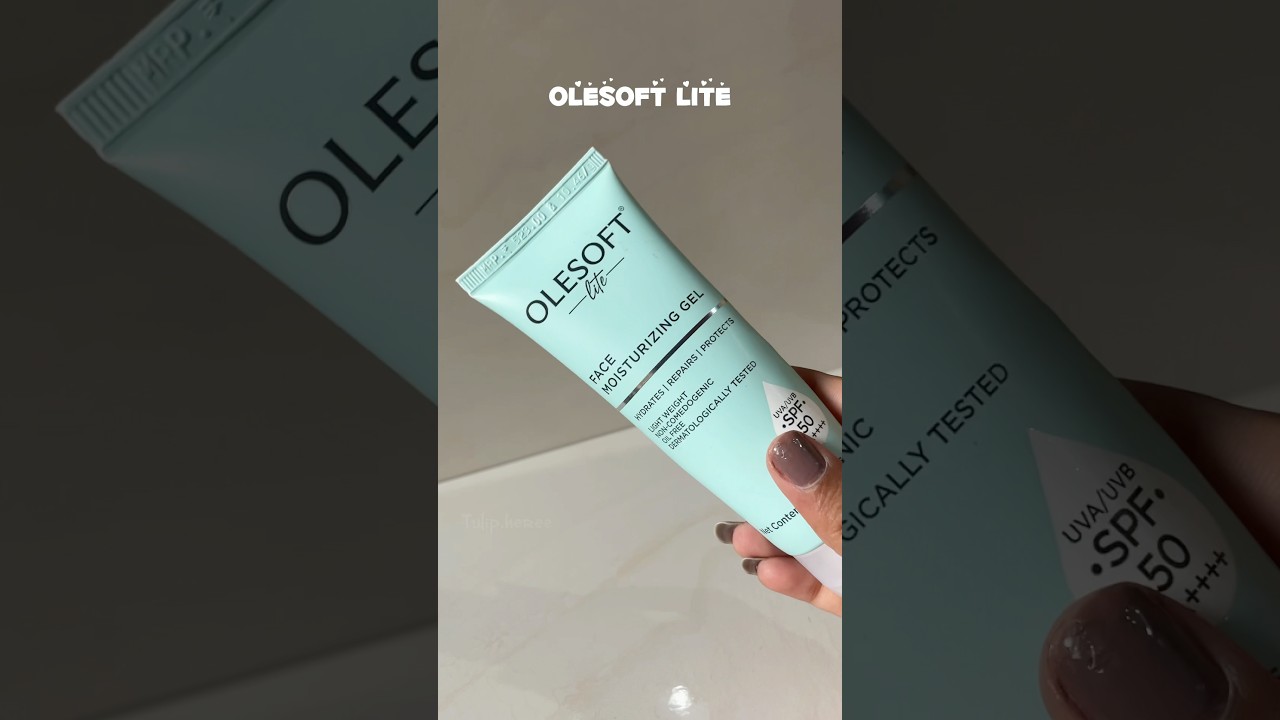 Hydrate and protect your skin with Olesoft Lite Face Moisturizing Gel SPF 50!!    