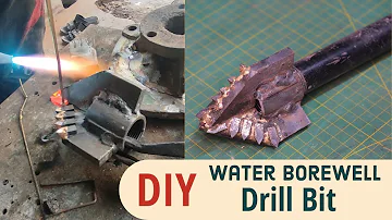 How to make water borewell drill bit